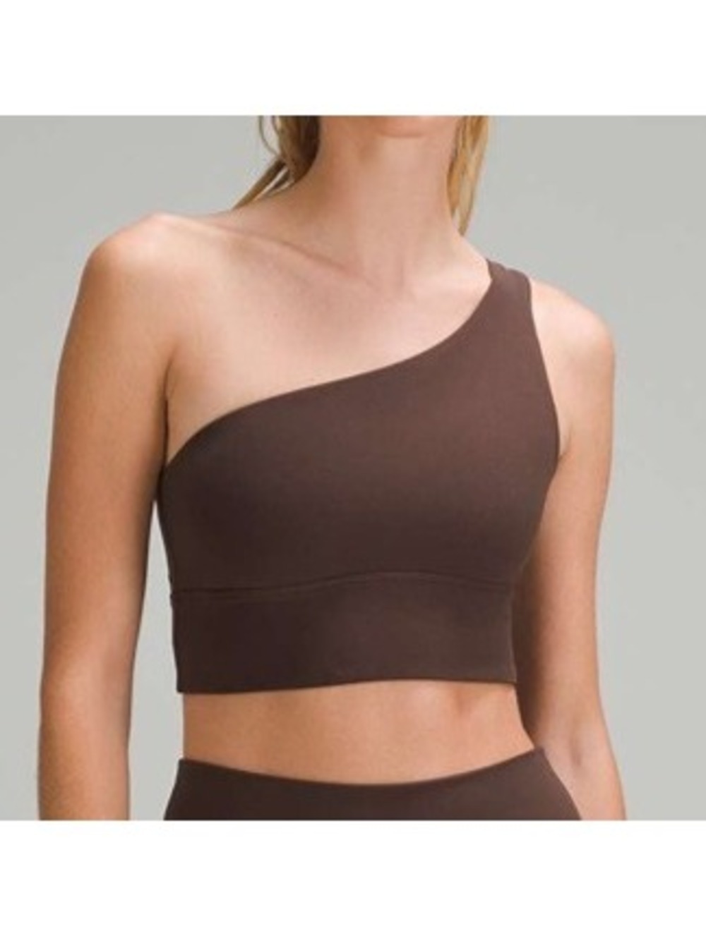 Lululemon Align Asymmetrical Bra *Light Support, A/B Cup Espresso Size 8
